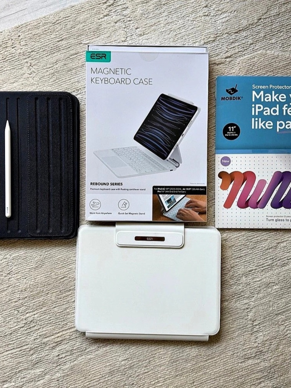 iPencil & 2 x iPad Air (5th Gen) cases & Accessories Bundle